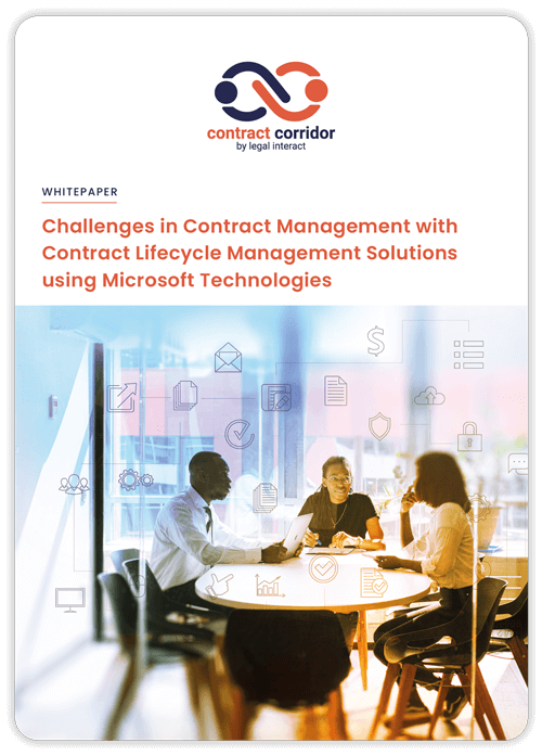 Challenges in Contract Management with Contract Lifecycle Management Solutions using Microsoft Technologies
