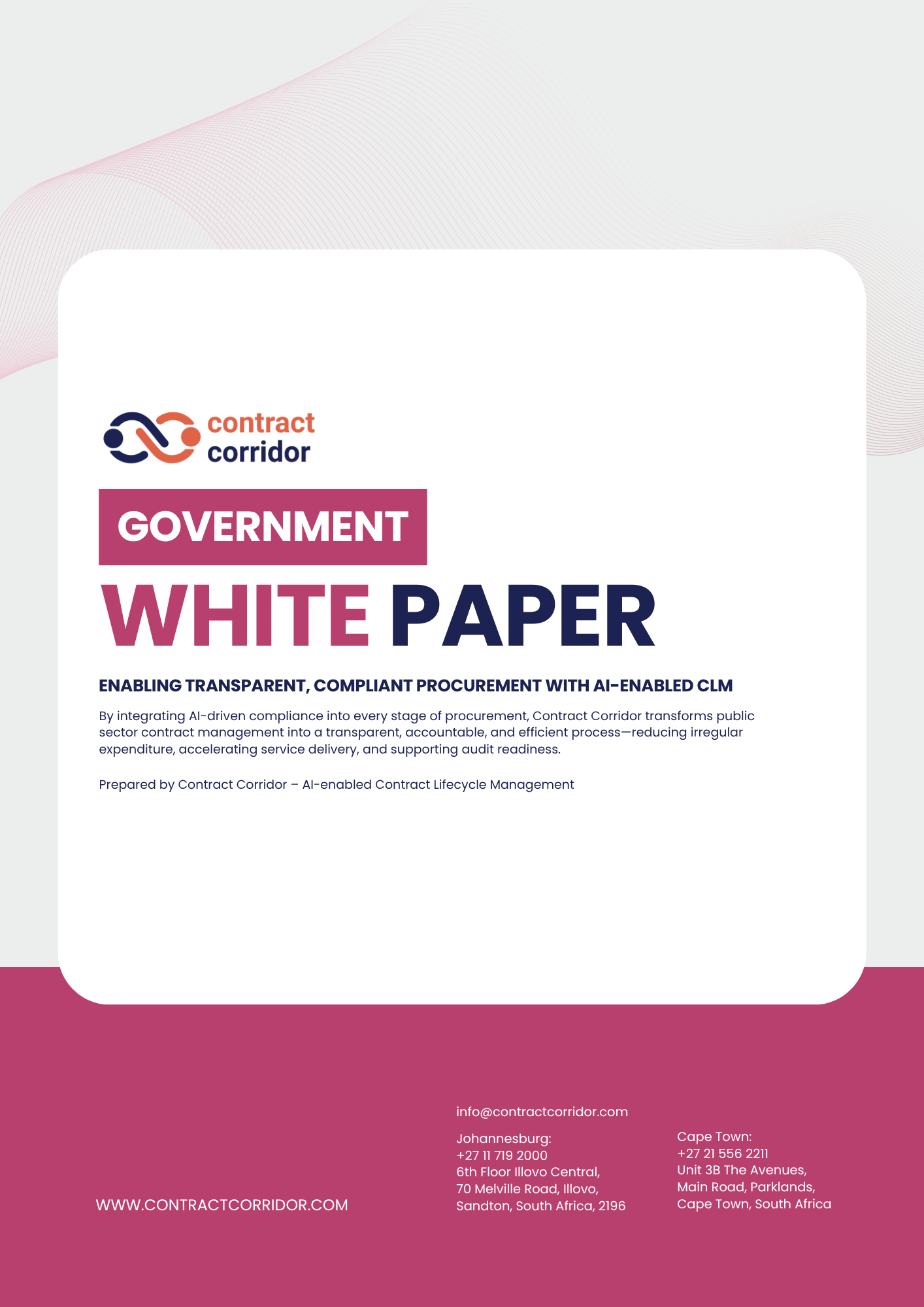 A Business Case for Contract Lifecycle Management