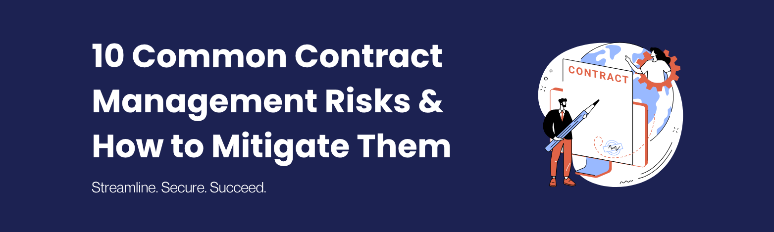 10 Common Contract Management Risks & How to Mitigate Them(header banner)