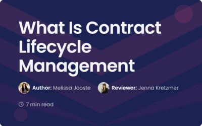 What Is Contract Lifecycle Management?