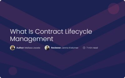 What Is Contract Lifecycle Management?