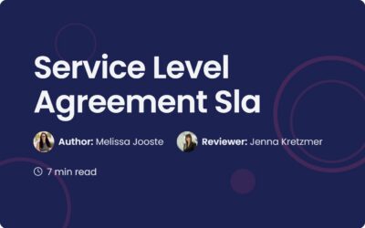 Service Level Agreement Sla: A Manager’s Guide