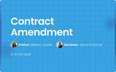 How to Manage a Contract Amendment    