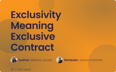 What Is Exclusivity and What’s an Exclusive Contract?