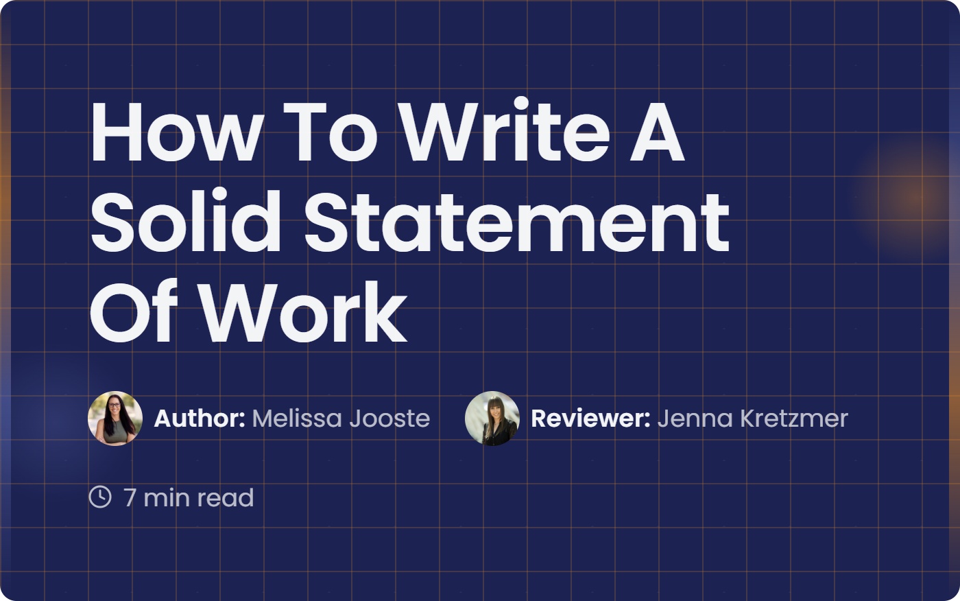 Succinct Statement Example Statement of Work (SOW)