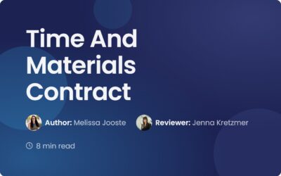 Time and Materials Contract: A Guide for Managers