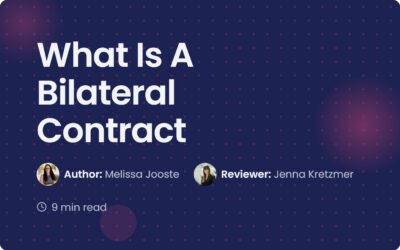 What Is A Bilateral Contract?  
