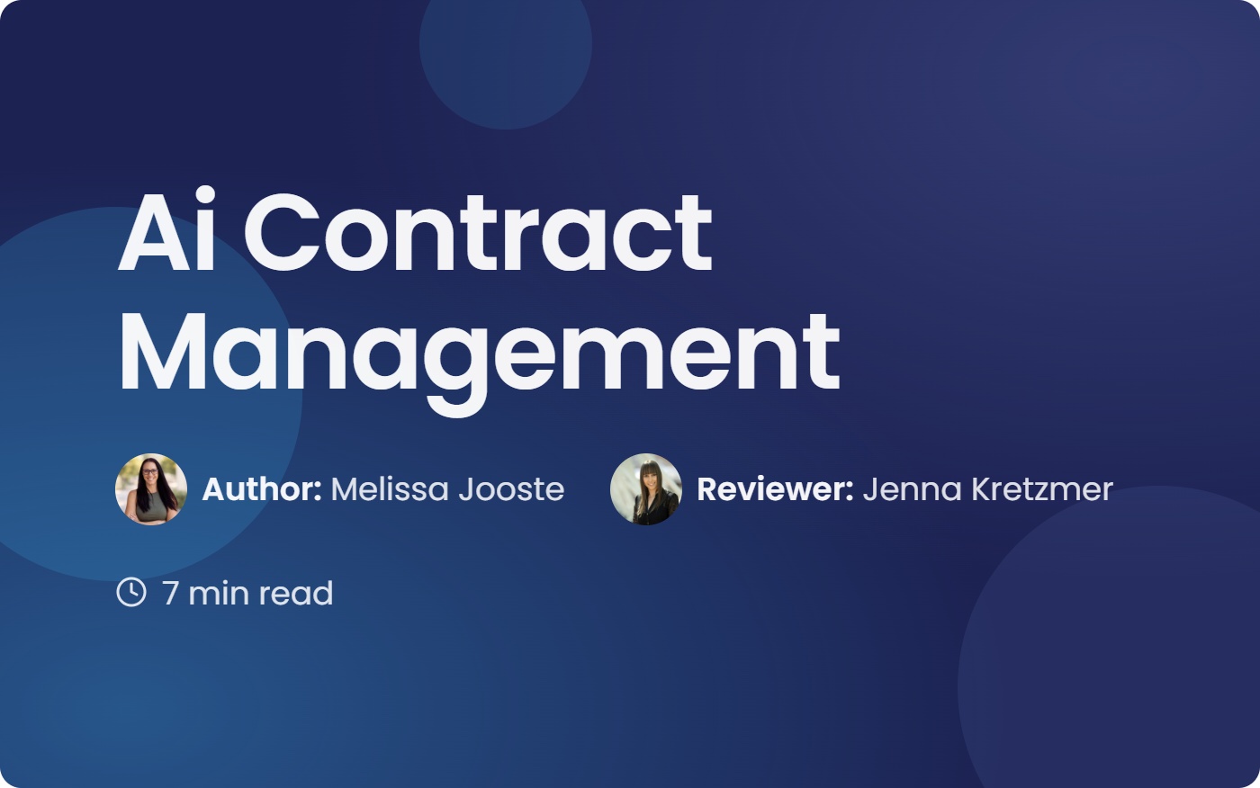 Ai Contract Management Guide | Contract Corridor