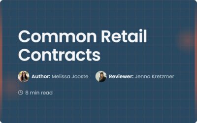 Common Retail Contracts: A Guide for Store Owners