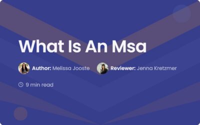 What Is An Msa? Master Service Agreement Guide
