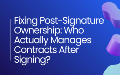 Fixing Contract Ownership in SMEs After Signing