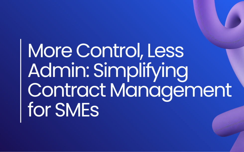 Simplifying Contract Management for SMEs