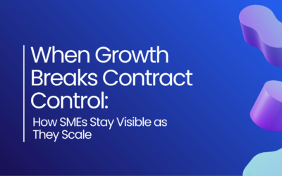 When Growth Breaks Contract Control: How SMEs Stay Visible as They Scale