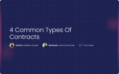 4 Common Types Of Contracts | Contract Corridor Guide