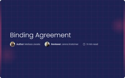What is a Binding Agreement? Definition and Examples
