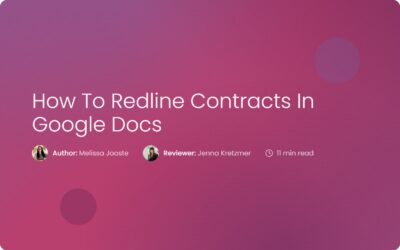 How To Redline Contracts in Google Docs