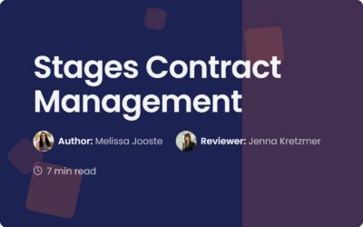 Stages Contract Management: A Step-by-Step Guide