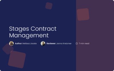 Stages Contract Management: A Step-by-Step Guide