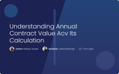 Understanding Annual Contract Value ACV Its Calculation