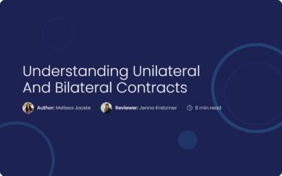Understanding Unilateral vs Bilateral Contract Differences