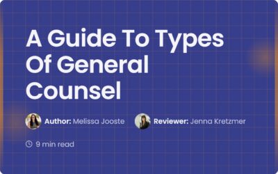 A Guide To Types Of General Counsel