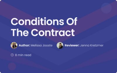 Conditions Of the Contract | Management & Law Guide