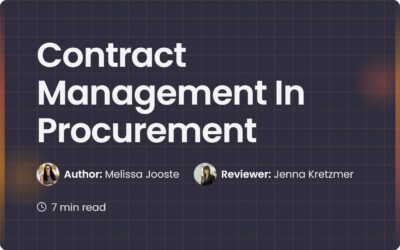 Key Benefits of Contract Management in Procurement