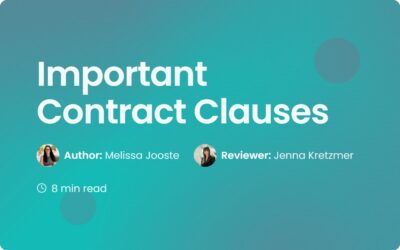 Important Contract Clauses: A Guide for Managers