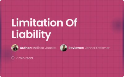 Limitation of Liability: A Guide for Contract Managers