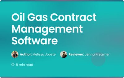Oil Gas Contract Management Software