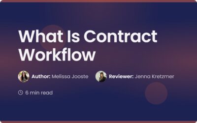 What Is Contract Workflow? A Guide for Better Management