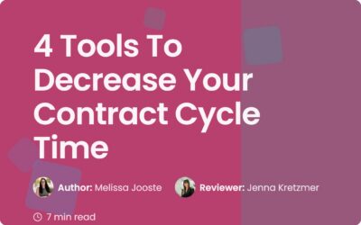4 Tools to Decrease Your Contract Cycle Time | Guide