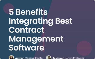 5 Benefits of Contract Management CRM Integration