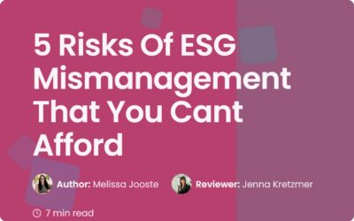 5 ESG Risk Examples and How to Manage Them