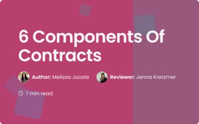 6 Components of Contracts: Key Elements of Law