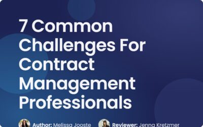 7 Common Contract Management Challenges & Solutions
