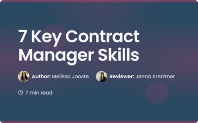 7 Key Contract Manager Skills for Career Success
