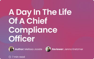 A Day in the Life of a Chief Compliance Officer