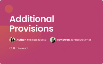 Additional Provisions: A Guide to Key Contract Terms