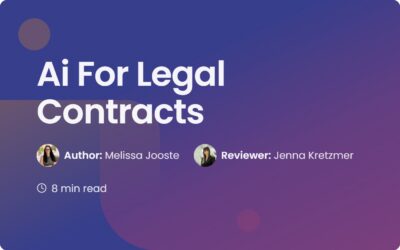 Ai For Legal Contracts: A Guide for Legal Teams