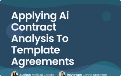 AI Contract Analysis for Template Agreements Guide