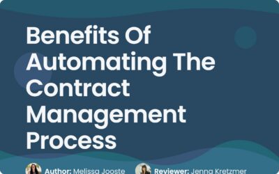 9 Key Benefits of Automating the Contract Management Process
