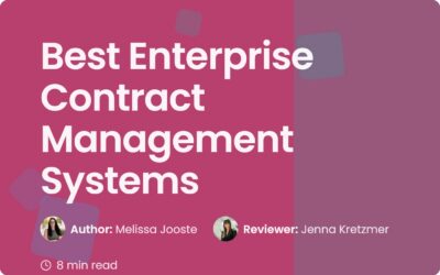Best Enterprise Contract Management Systems | 2026 Guide