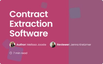 Contract Extraction Software | Automate Your Legal Data