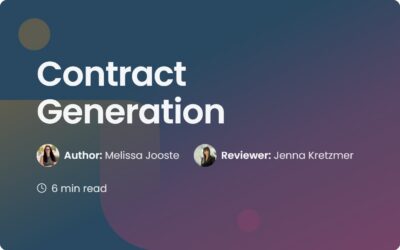 Contract Generation: A Guide to Faster Workflows