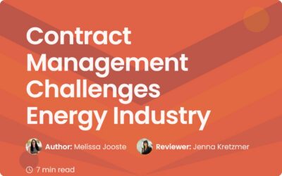 Contract Management Challenges Energy Industry | Guide