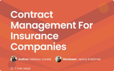 Contract Management For Insurance Companies | A Practical Guide