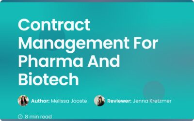 Contract Management For Pharma And Biotech – Guide