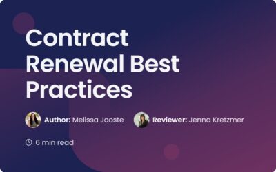 Contract Renewal Best Practices: A Guide for Managers