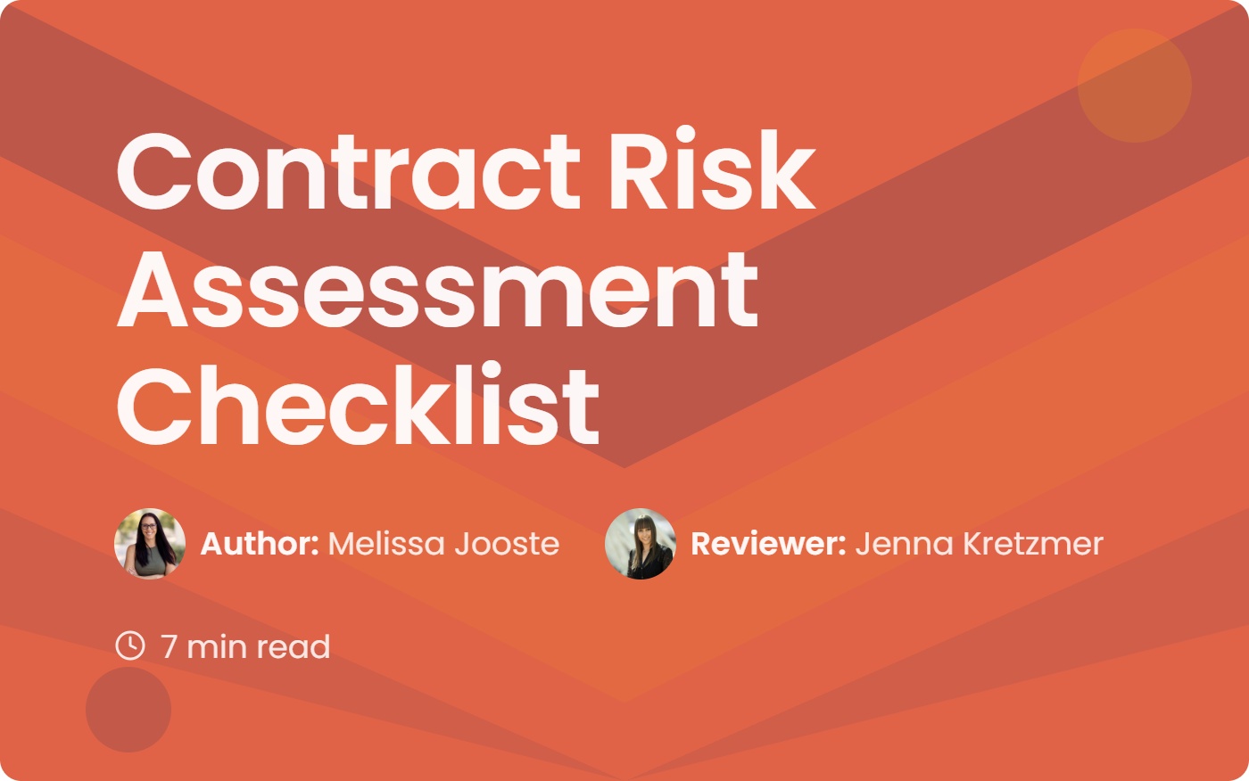 Contract Risk Assessment Checklist for Modern Managers
